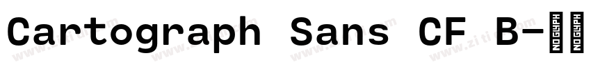 Cartograph Sans CF B字体转换 Cartograph Sans CF B字体转换